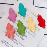 Irregular Earrings Iron Spray DIY Jewelry Accessories