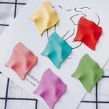 DIY Jewelry Iron Spray Exaggerated Earrings