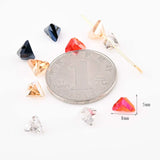 DIY Crystal 3D Hole Triangle Earrings Bracelet Necklace Pendant