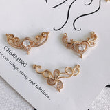 DIY Jewelry Alloy Zircon Pendant Accessories Materials