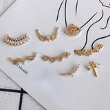 DIY Jewelry Alloy Zircon Pendant Accessories Materials