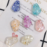 Resin Cracked Shell Earrings Accessory Set