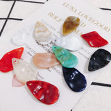 10pcs Resin Water Drop Earring Pendant Material DIY Jewelry Making