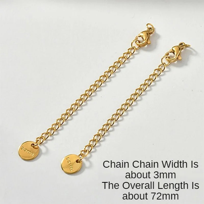 Stainless Steel Lobster Clasp Extension Chain for DIY Jewelry