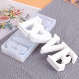 DIY Love Logo Crystal Cavity Mold UV Resin Jewelry Molds