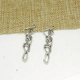 DIY Metal Alloy Skull Body Charms Punk Men Jewelry Findings Necklace