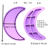 Moon Tray Crystal Epoxy Resin Mold Frosted Texture Jewelry Storage
