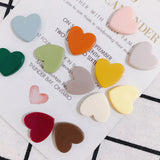 DIY Heart Acrylic Patch Hairpin Jewelry Earring Accessories 10pcs