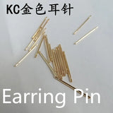 Non-Nickel Allergy Stud Earrings Pins Stainless Steel Ear Needle