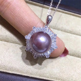 925 Silver Coin Pendant Ring DIY Pearl Accessories Set