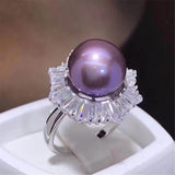 DIY Pearl Accessories Set 925 Silver Coin Pendant Ring Pearl Spare Parts