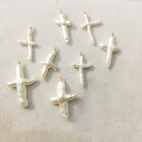 Baroque Freshwater Pearl Bead 15-50mm with Metal Hanger