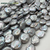 Sale: Gray Freshwater Pearl Beads 18.5mm Teardrop Shape Strand