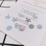 10pcs DIY Five-Pointed Star Strap Earrings Pendant Bracelet Accessory