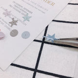 10pcs DIY Five-Pointed Star Strap Earrings Pendant Bracelet Accessory