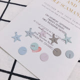 10pcs DIY Five-Pointed Star Strap Earrings Pendant Bracelet Accessory