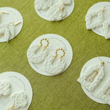 Polymer Clay Texture Tiles Leaf Jewelry Making Tools