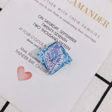 DIY Resin Acrylic Rhombus Base Gasket Glitter Earrings Hair Accessories 6pcs
