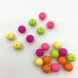 DIY Round Beads 10mm/12mm/15mm Teething Necklace Silicone Beads Loose Bead