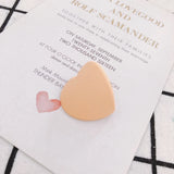 DIY Peach Heart Earrings Sterling Silver Needle Accessories