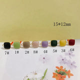 Minimalist Geometric Square Earrings DIY Accessories Set