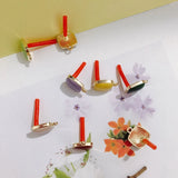 Minimalist Geometric Square Earrings DIY Accessories Set