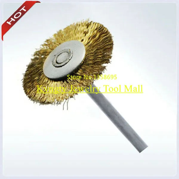 Mini Brass Wire Brush for Jewelry Dental Polishing 0.2m