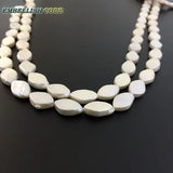 DIY Pearl Beads Rhomb Diamond Shape Strand
