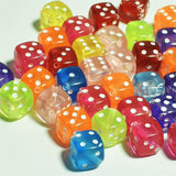 DIY 9mm Glass Dice Beads for Jewelry Making Supplies