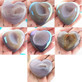 Natural Druzy Heart Star Moon Resin Mold