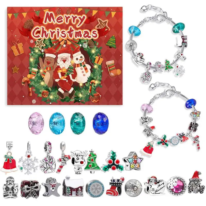 DIY Children's Bracelet Making Set with Spacer Beads and Pendant