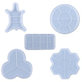 DIY Silicone Resin Epoxy Mold Round Fruit Dessert Storage Tray Coaster Mold