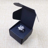 DIY Paper Jewelry Box with Earring Card Inserts 100box