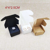 DIY Paper Jewelry Box with Earring Card Inserts 100box