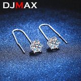0.5ct Moissanite Earrings 925 Silver Drop Earrings
