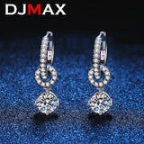 Plated Moissanite Drop Earring for Women Wedding Jewelry