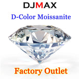 Certified D VVS1 Moissanite Loose Stone Jewelry Accessory