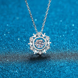 S925 Hexagram Moissanite Necklace D VVS1 Diamond Pendant