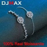 Moissanite Diamond Bracelet Women D Moissanite Pass Diamond Test
