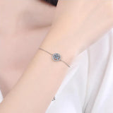 Moissanite Diamond Bracelet Women D Moissanite Pass Diamond Test