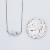 Moissanite Necklace 925 Silver D Pendants Choker for Women