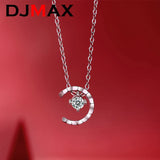 VVS1 Moissanite Necklace S925 Sterling Silver Diamond Pendant Necklace