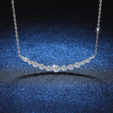1.1ct All Moissanite Necklace 100% Sterling Silver