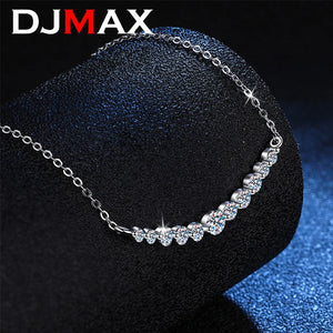 1.1ct All Moissanite Necklace 100% Sterling Silver