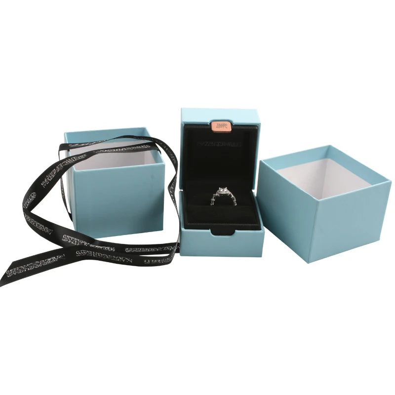 GemTrue High Ring Earring Necklace Container Box