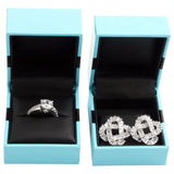 GemTrue High Jewel Package Box Ring Storage Pearl Earring Display Holder