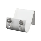 DKESS GemTrue Ivory Single Low Stud Rack Jewelry Display Stand