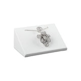 GemTrue Jewelry Display Tool Small Single Bevel Pendant in Ivory