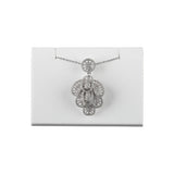 GemTrue Jewelry Display Tool Small Single Bevel Pendant in Ivory