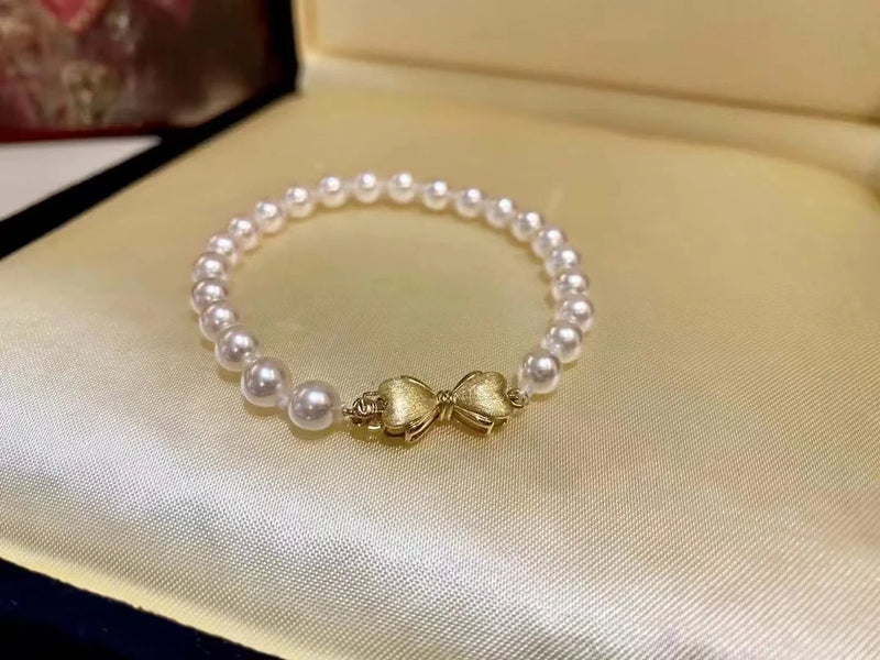 6-7mm Fresh Water Pearls Bracelet